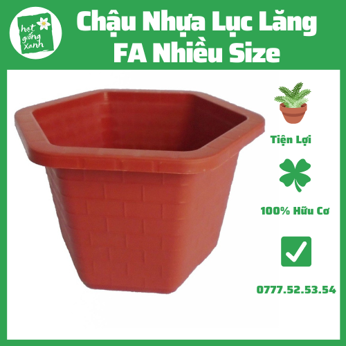 Chậu FA530 Đỏ(44*30)25