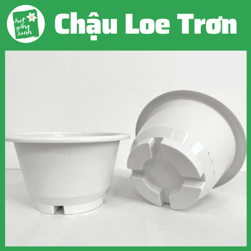 Chậu Miệng Loe Trơn 36