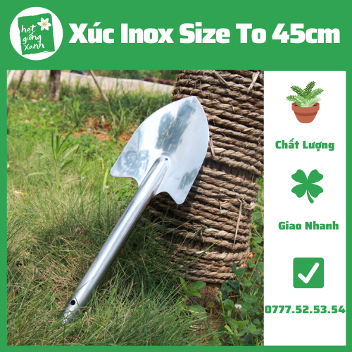 Xúc Inox Cán Dài 45cm