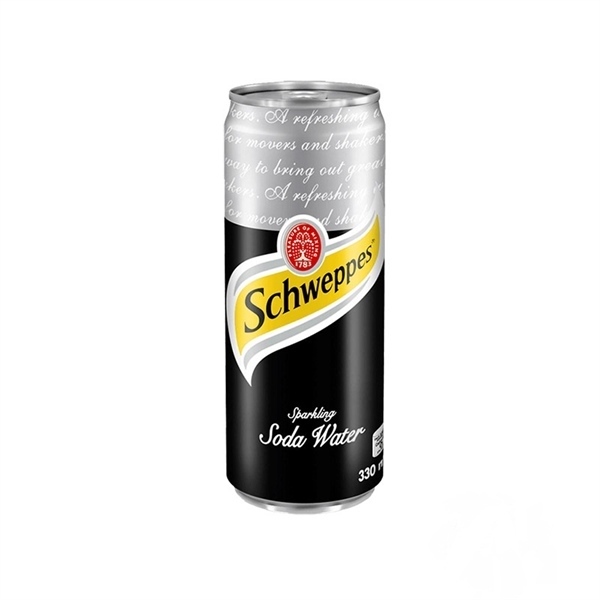 Soda Schweppes đen lon 320ml