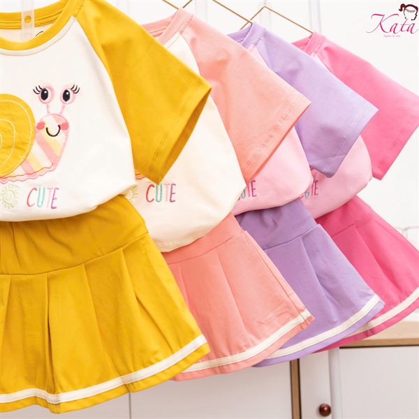 BV XẾP LY THÊU ỐC SÊN SMALL CUTE SIZE 4-14,R6