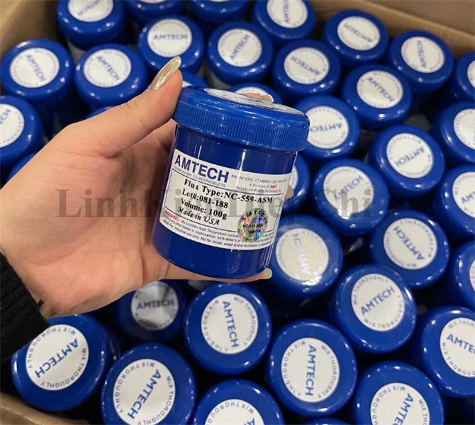 Mỡ hàn AMTECH - NC-559-ASM 100g | Màu xanh dương