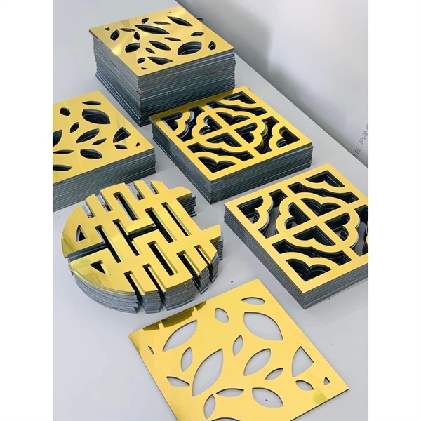 Miếng Lót Ly Trà Alu Tráng Gương