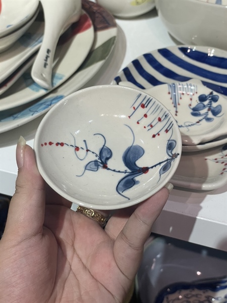 Chén chấm KẺ XANH HOA
