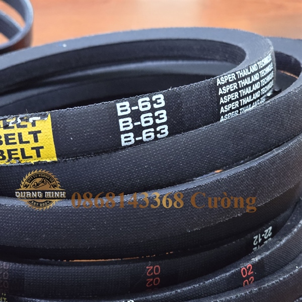 Dây curoa B1600(63) (B-63) (lọng đứng)