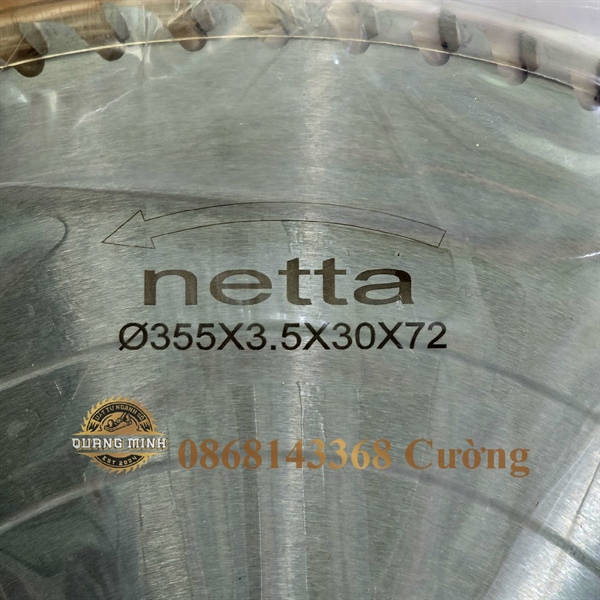 Lưỡi cưa Netta 355*3.5*30*72T