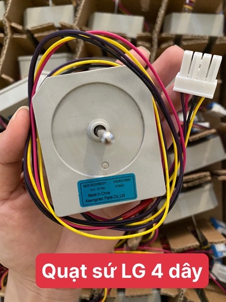 Quạt tủ lạnh sứ LG 4 dây 12V DC