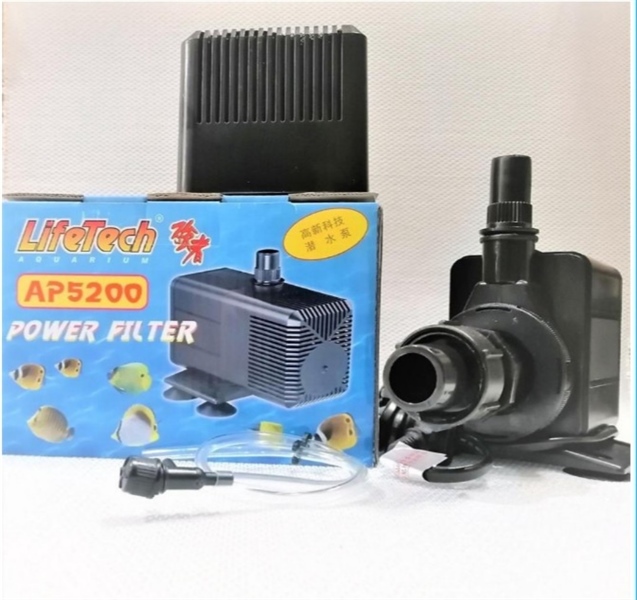 Máy bơm Lifetech AP 5200 - 70w - 3500L/h - 3,5m (ống phi 21 và 27) (cái)
