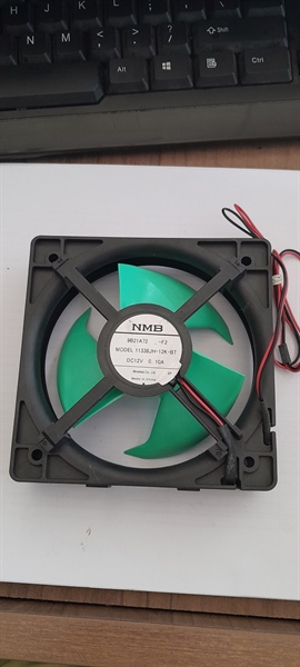 Quạt tủ lạnh Sharp / Pana / Toshiba 12V 2 dây ( 11,4 x 11,4 )