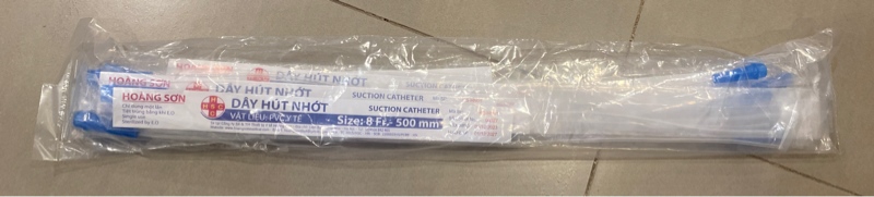 Dây hút nhớt số 8 (Size: 8Fr - 500mm) - VN