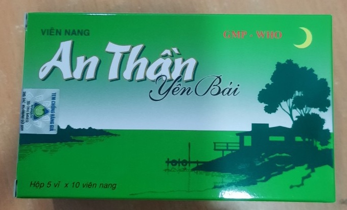 Viên nang An thần (Hộp 5 vỉ x 10 viên) - Yên Bái VN