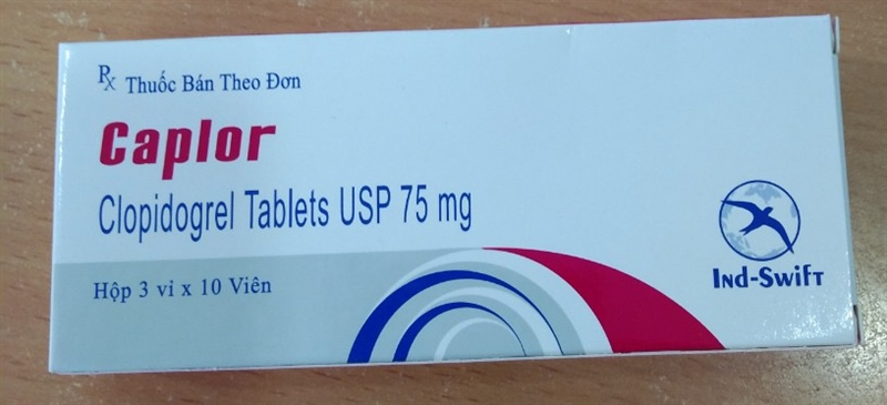 Caplor (Clopidogrel 75mg) (Hộp 3 vỉ x 10 viên) - India