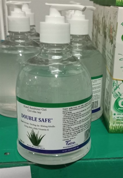 Gel rửa tay khô sạch khuẩn Double safe 500ml - Thiên Ân