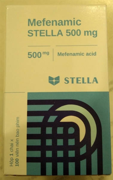 Mefenamic Stella 500mg (Lọ 100 viên) - CTTNHH LD Stellapharm - Chi nhánh 1