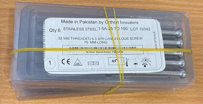 Vít xốp 6,5 ren 32 dài 70mm - Pakistan