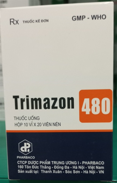 Trimazol 480mg (K*56Hộp*10vỉ*20viên) - TW1