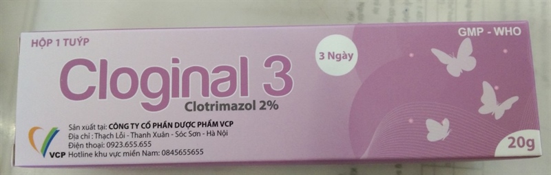 Cloginal 3 (Clotrimazol 2%) 20g - VCP
