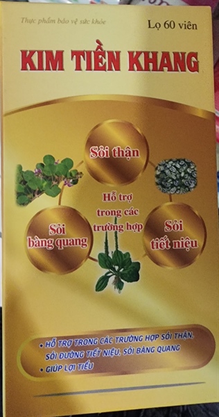 Kim tiền khang (Hỗ trợ trong sỏi thận, sỏi mật,...) (Lọ*60viên) - Nam Thái Hoa