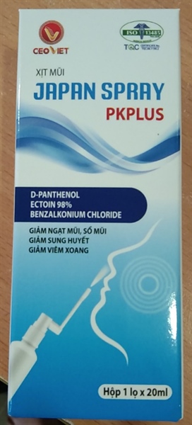 Xịt mũi Japan Spray PK Plus 20ml - Phương Đông