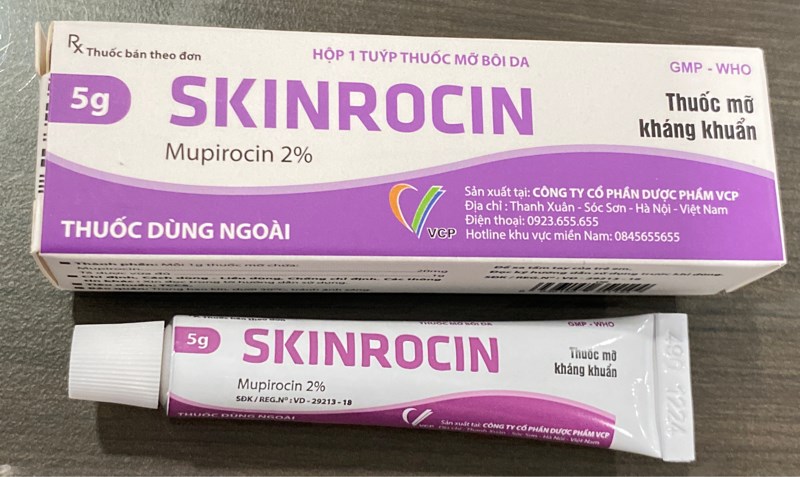 Thuốc bôi Skinrocin (Mupirocin 2%) (tub 5g) - VCP 2