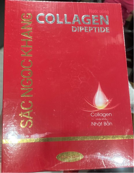 Nước uống collagen Dipeptide Sắc Ngọc khang (Hộp 30 túi x 20ml) - HTP (Santafa)