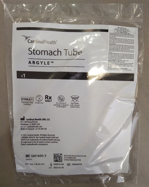 Sond dạ dày số 16 - Kendall/Cty TNHH Mega Lifesciences VN