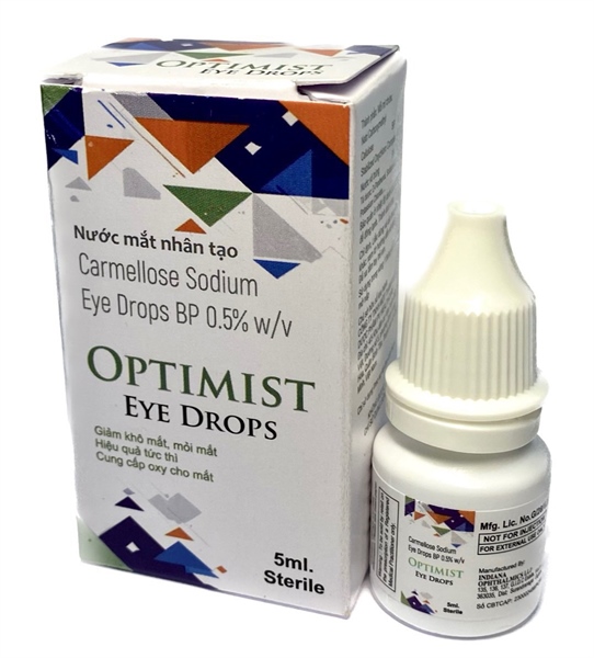 Nước mắt nhân tạo Optimist Eye Drops 5ml - Indiana