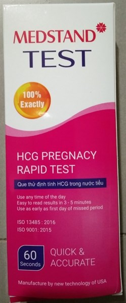 Test thử thai Medstand (HCG pregnancy rapid test) - An Phú