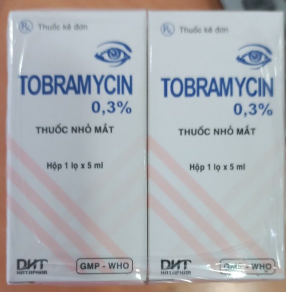 Thuốc nhỏ mắt Tobramycin 0,3% 5ml - Hà Tây