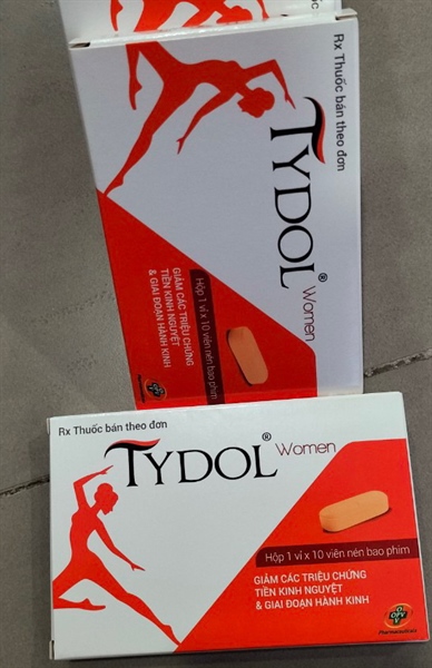 Tydol Women (Giảm các triệu chứng tiền kinh nguyệt) (Hộp 1 vỉ x 10 viên) - OPV