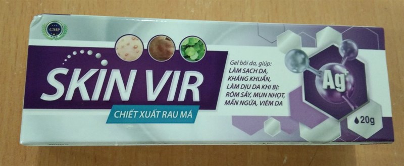 Kem bôi da SKIN VIR Chiết xuất rau má (tub 20g - Tâm Đức