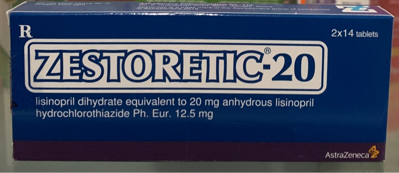 Zestoretic - 20mg (H*2vỉ*14viên) - UK (vỉ)