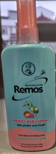 Xịt xua muỗi Remos baby spray hương khuynh diệp cho bé từ 6 tháng tuổi (chai 150ml)- Rohto/VN 2