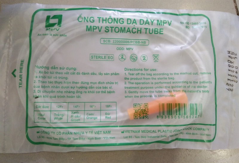 Sond dạ dày số 16 - Việt Nam