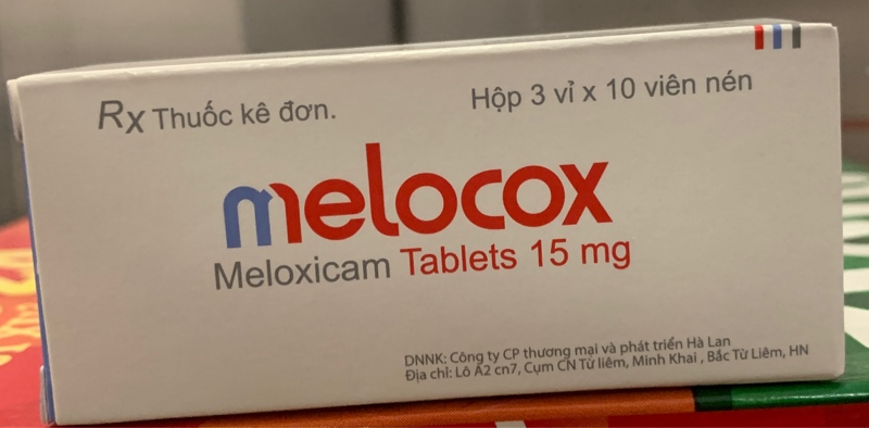 Melocox (Meloxicam 15mg)(Hộp 3 vỉ x 10 viên) - Rafarm S.A/Hy Lạp