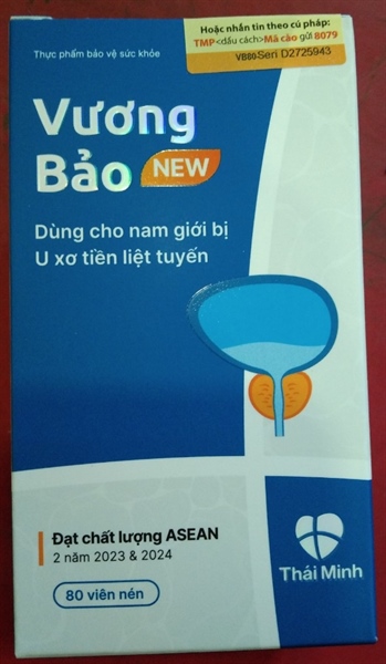 Vương bảo (H*1lọ*80viên) (Hỗ trợ điều trị phì đại tiền liệt tuyến) - IMC 3