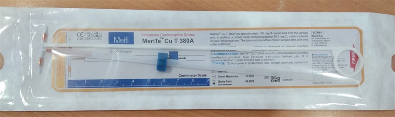 Vòng tránh thai chữ T Merite Cu T 380A