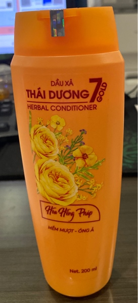 Dầu xả dược liệu TD7 Gold 200ml - Hoa hồng pháp - Thái Dương
