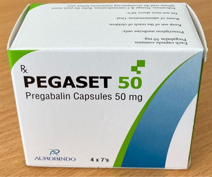 Pegaset 50 (Pregabalin 50mg) (Hộp 4 vỉ x 7 viên) - Ấn Độ