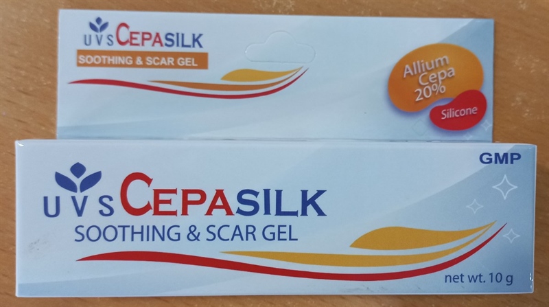UVS Cepasilk 10g (Gel giúp mờ sẹo, giảm thâm,...) - Thái lan (PT Quốc tế) (Tub)