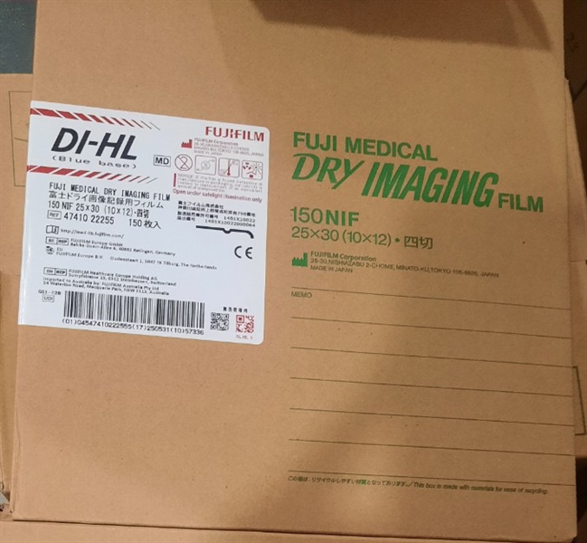 Phim X-Quang KTS Fuji (Model: DI-HL 25 x 30cm) (Hộp 150 tờ)