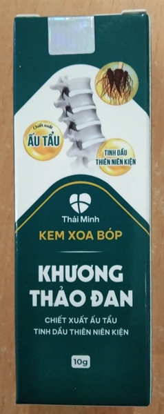Kem xoa bóp Khương thảo đan 10g - Thái Minh