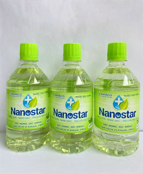 Nước súc miệng Nanostar 520ml (Kiện 15 chai) - Nafaco