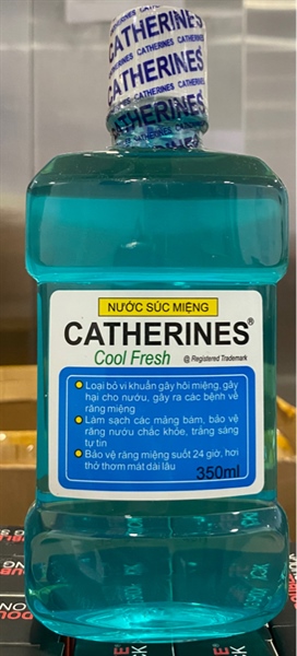 Nước súc miệng Catherines Cool Fresh 350ml - Thiên Ân