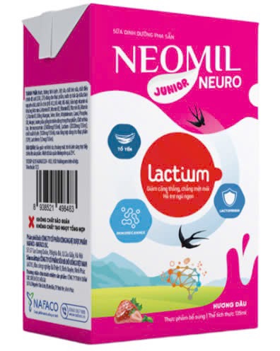 Sữa Neomil Neuro Junior vị dâu 135ml - Nafaco