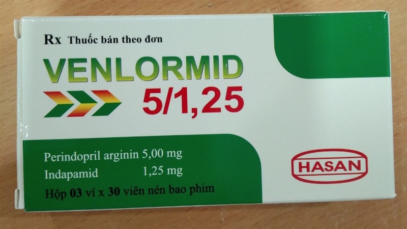 Venlormid 5/1,25 (Hộp 3 vỉ x 30 viên) - Công ty TNHH Hasan - Dermapharm