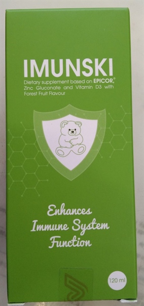 Imunski 120ml (Bổ sung Epicor, kẽm và VTM D3) - Slovenia