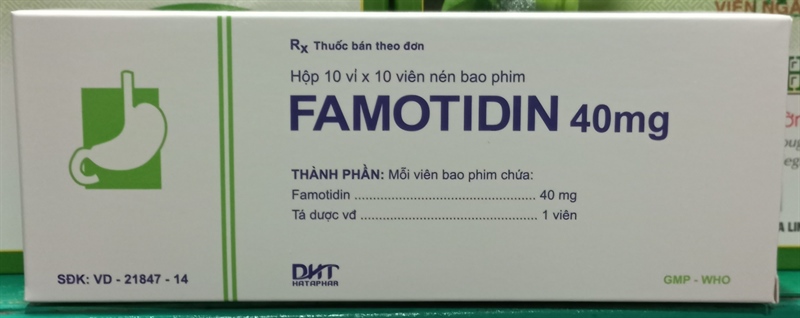 Thuốc dạ dày Famotidin (K*96H*10vỉ*10viên) - Hà Tây