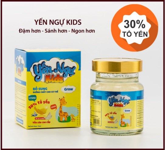 Yến ngự kids (Hộp 6 lọ x 70ml) - J-CVI 2