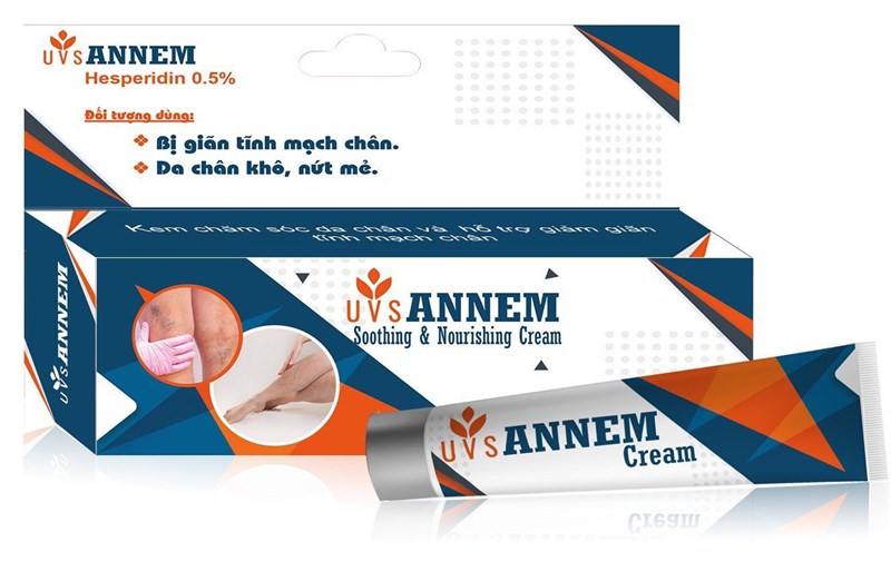 UVS Annem 20g (Bị giãn tĩnh mạch chân, da chân khô, nứt nẻ...) - Thái lan (PT Quốc Tế) (Tub)